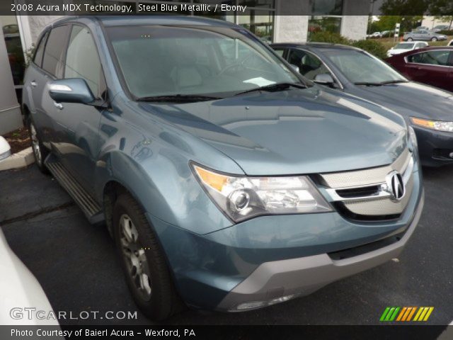 2008 Acura MDX Technology in Steel Blue Metallic