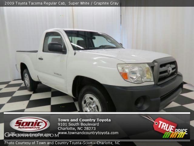 2009 Toyota Tacoma Regular Cab in Super White