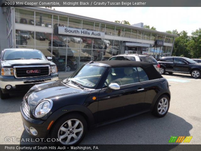 2009 Mini Cooper Convertible in Midnight Black