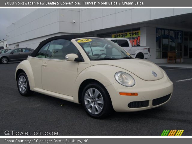 2008 Volkswagen New Beetle S Convertible in Harvest Moon Beige