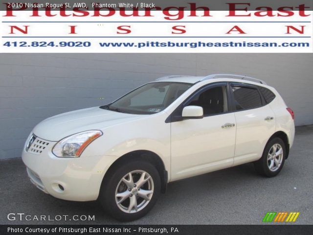 2010 Nissan Rogue SL AWD in Phantom White