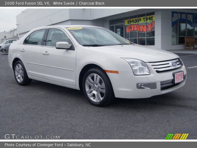 2008 Ford Fusion SEL V6 in White Suede