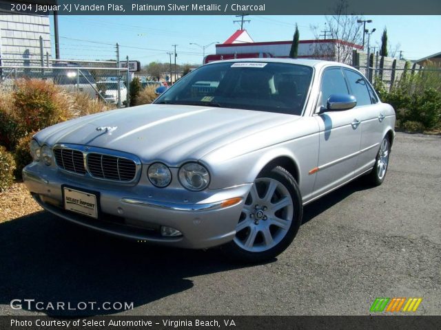 2004 Jaguar XJ Vanden Plas in Platinum Silver Metallic