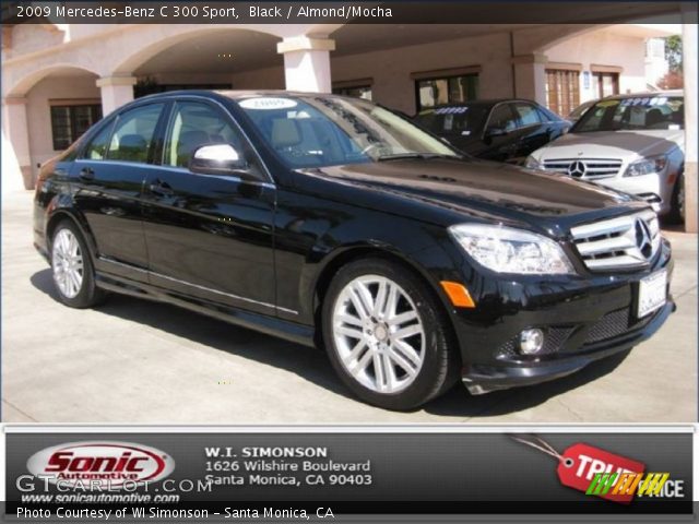 2009 Mercedes-Benz C 300 Sport in Black