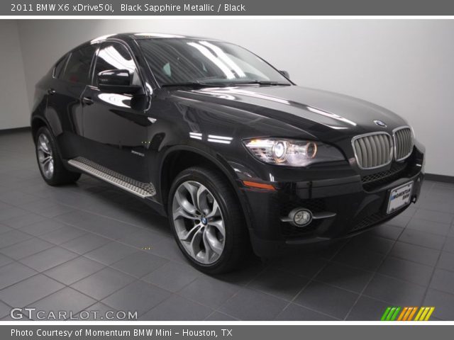 2011 BMW X6 xDrive50i in Black Sapphire Metallic