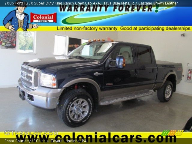 2006 Ford F350 Super Duty King Ranch Crew Cab 4x4 in True Blue Metallic