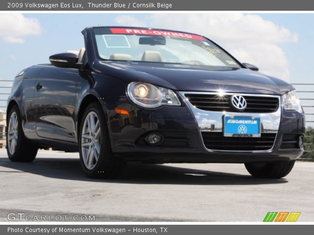2009 Volkswagen Eos Lux in Thunder Blue