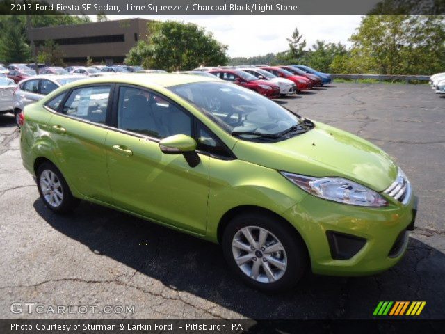 2013 Ford Fiesta SE Sedan in Lime Squeeze