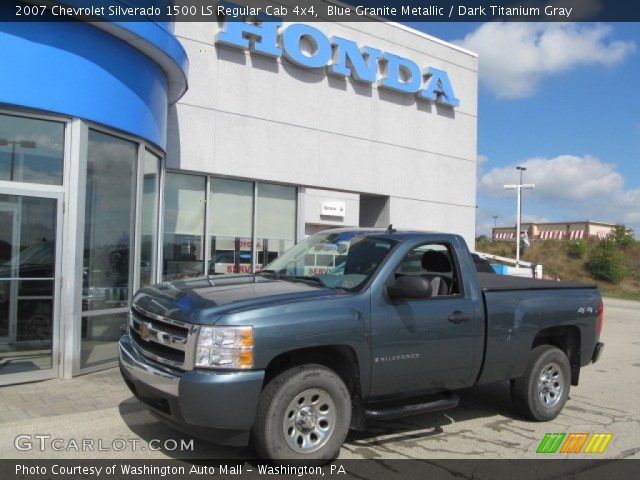 2007 Chevrolet Silverado 1500 LS Regular Cab 4x4 in Blue Granite Metallic