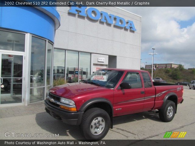 2002 Chevrolet S10 ZR2 Extended Cab 4x4 in Dark Cherry Red Metallic
