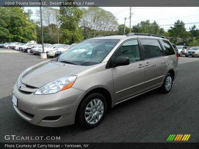 2008 Toyota Sienna LE in Desert Sand Mica