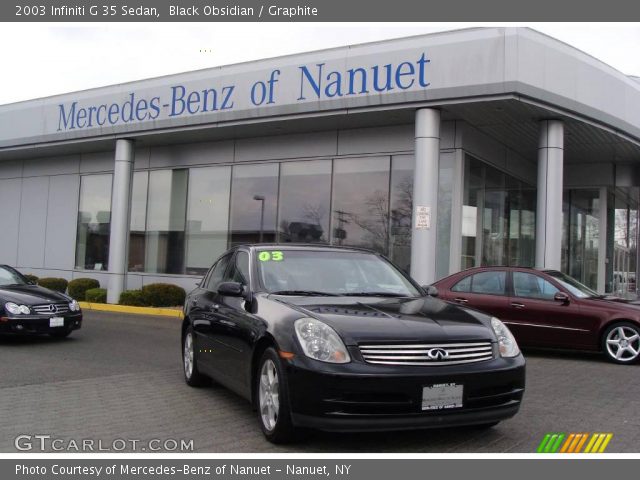 2003 Infiniti G 35 Sedan in Black Obsidian