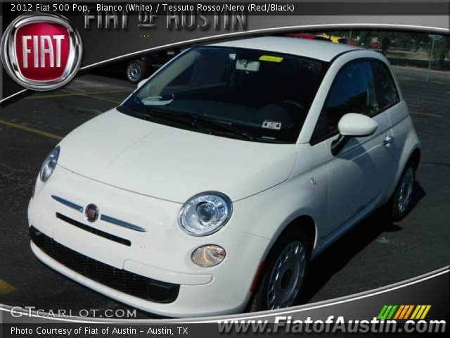 2012 Fiat 500 Pop in Bianco (White)