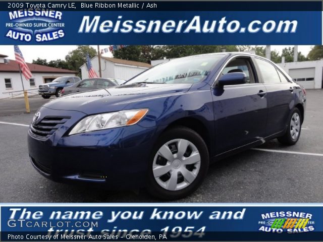 2009 Toyota Camry LE in Blue Ribbon Metallic