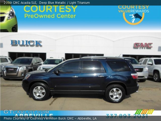 2009 GMC Acadia SLE in Deep Blue Metallic