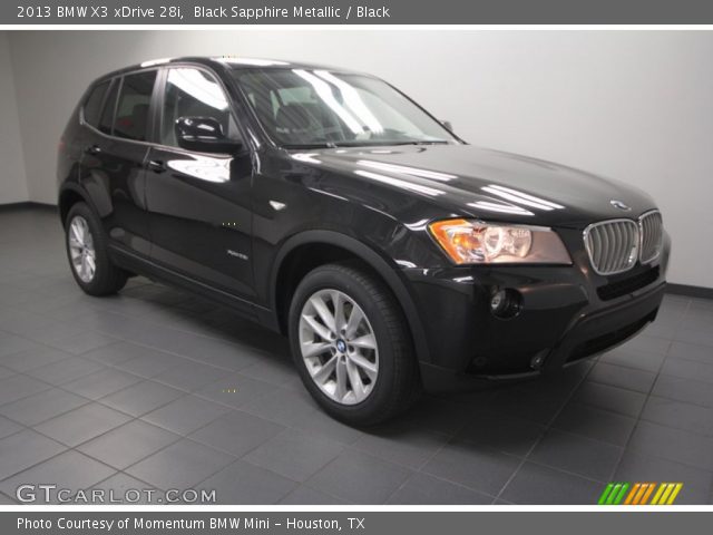 2013 BMW X3 xDrive 28i in Black Sapphire Metallic