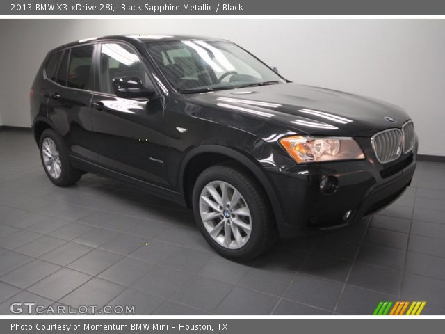 2013 BMW X3 xDrive 28i in Black Sapphire Metallic