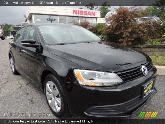 2011 Volkswagen Jetta SE Sedan in Black