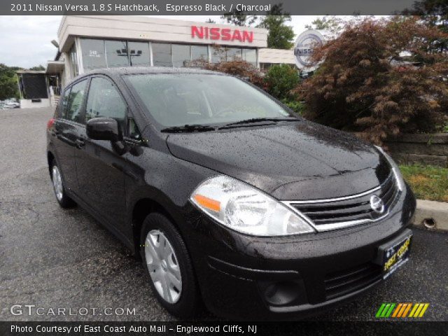 2011 Nissan Versa 1.8 S Hatchback in Espresso Black