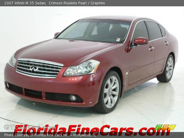 2007 Infiniti M 35 Sedan in Crimson Roulette Pearl