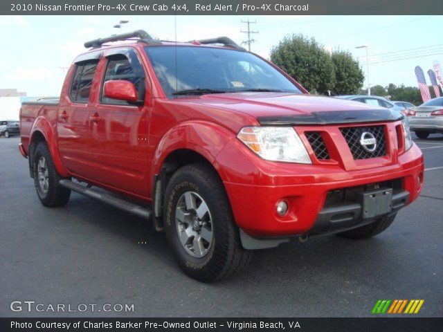 2010 Nissan Frontier Pro-4X Crew Cab 4x4 in Red Alert