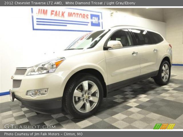 2012 Chevrolet Traverse LTZ AWD in White Diamond Tricoat