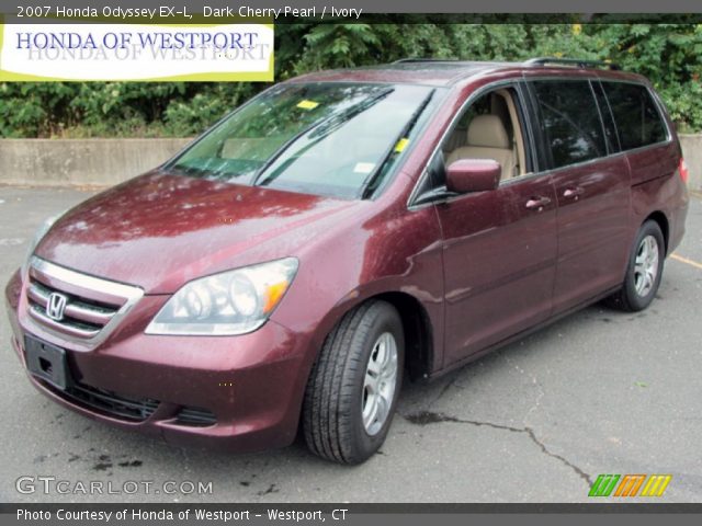 2007 Honda Odyssey EX-L in Dark Cherry Pearl