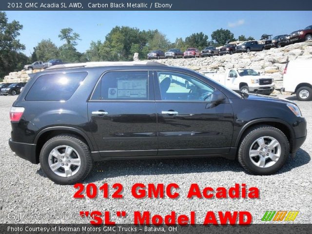 2012 GMC Acadia SL AWD in Carbon Black Metallic