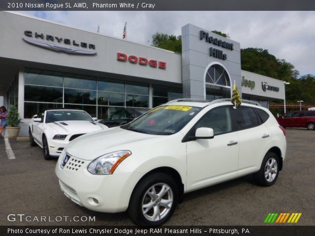 2010 Nissan Rogue SL AWD in Phantom White