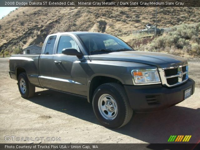 2008 Dodge Dakota ST Extended Cab in Mineral Gray Metallic
