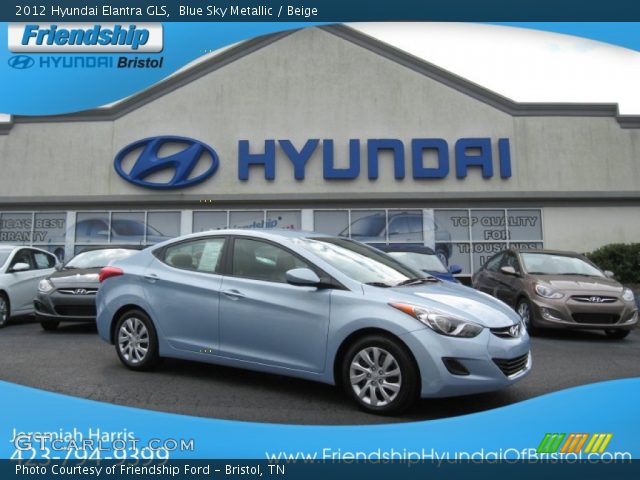 2012 Hyundai Elantra GLS in Blue Sky Metallic