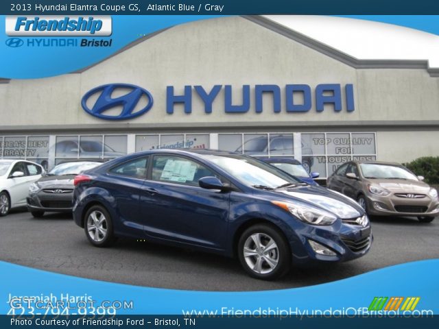 2013 Hyundai Elantra Coupe GS in Atlantic Blue