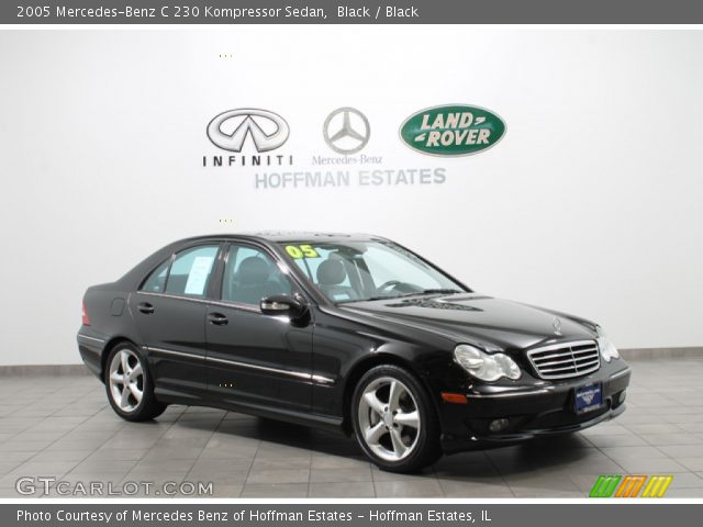 2005 Mercedes-Benz C 230 Kompressor Sedan in Black