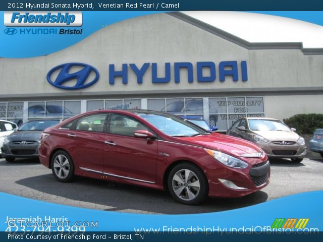 2012 Hyundai Sonata Hybrid in Venetian Red Pearl