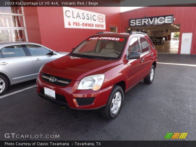 2009 Kia Sportage LX V6 4x4 in Volcanic Red