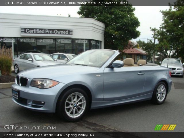 2011 BMW 1 Series 128i Convertible in Blue Water Metallic