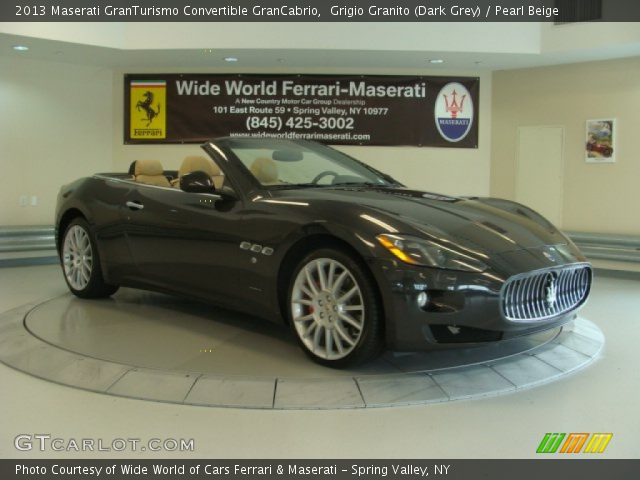 2013 Maserati GranTurismo Convertible GranCabrio in Grigio Granito (Dark Grey)
