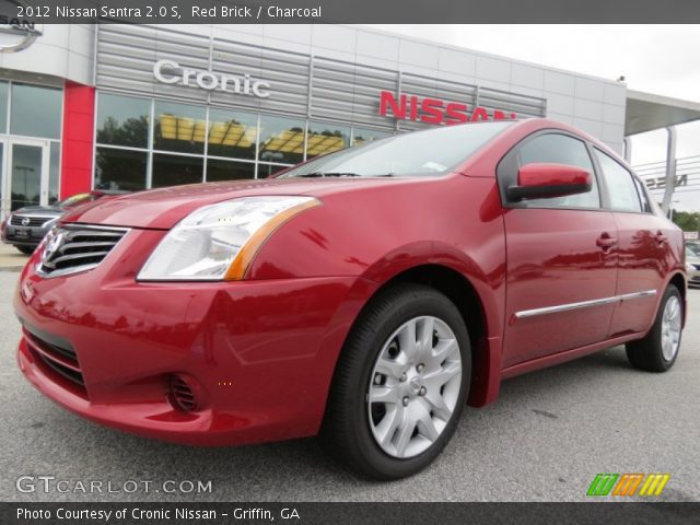 2012 Nissan Sentra 2.0 S in Red Brick