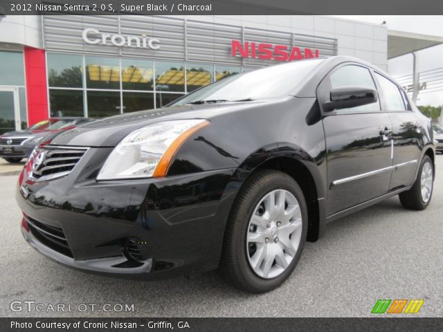 2012 Nissan Sentra 2.0 S in Super Black