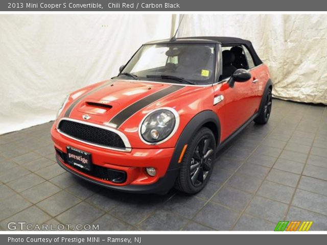2013 Mini Cooper S Convertible in Chili Red