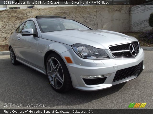 2012 Mercedes-Benz C 63 AMG Coupe in Iridium Silver Metallic