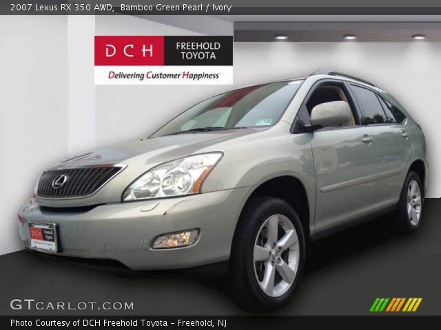2007 Lexus RX 350 AWD in Bamboo Green Pearl