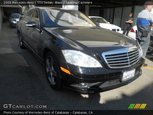 2009 Mercedes-Benz S 550 Sedan in Black