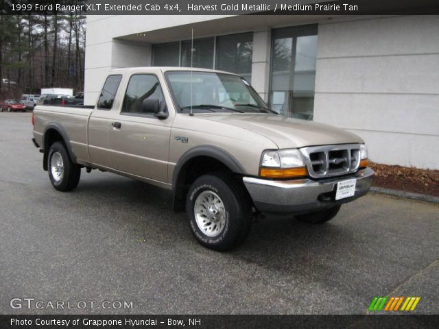 1999 Ford Ranger XLT Extended Cab 4x4 in Harvest Gold Metallic