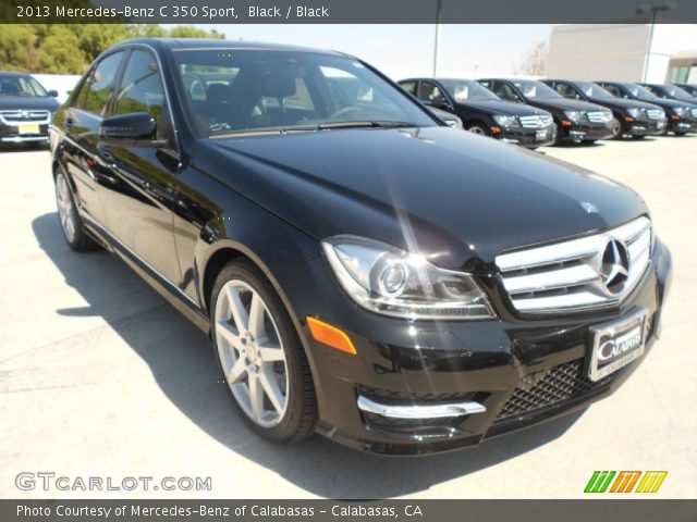 2013 Mercedes-Benz C 350 Sport in Black