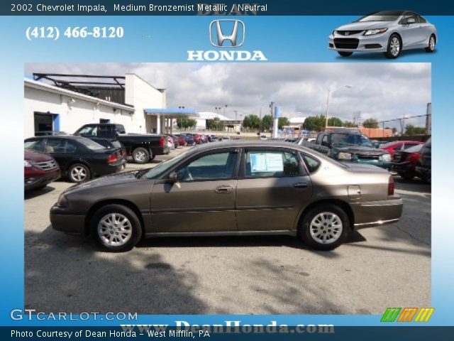 2002 Chevrolet Impala  in Medium Bronzemist Metallic