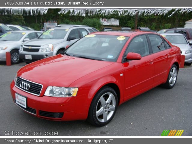 2005 Audi A4 1.8T quattro Sedan in Brilliant Red