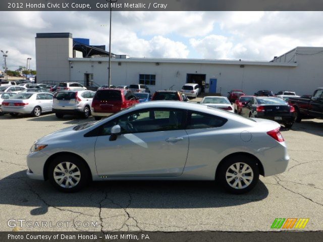 2012 Honda Civic LX Coupe in Cool Mist Metallic