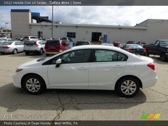 2012 Honda Civic LX Sedan in Taffeta White