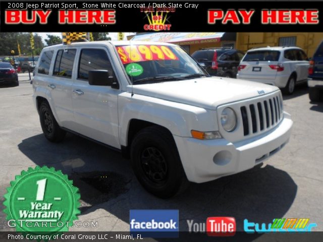2008 Jeep Patriot Sport in Stone White Clearcoat